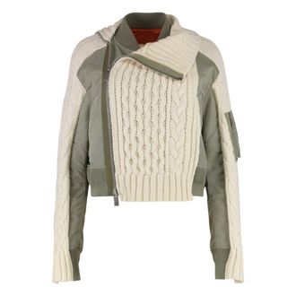 sacai Mujer, Jerseys, Beige, Talla: L