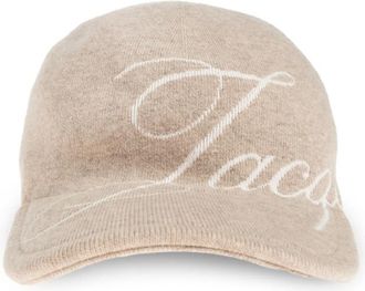 Jacquemus Beige Logo Baseball Cap