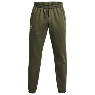 Under Armour Mens Essential Fleece Joggers - White/Marine Od Green Size 3XL