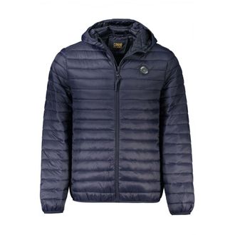 Cavalli Blue Polyamide Shell Mens Jacket