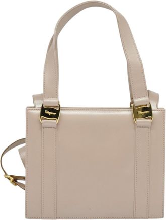 Ferragamo Pink Leather Handbag (Pre-Owned)