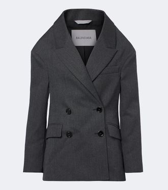Balenciaga Blazer doppiopetto in lana