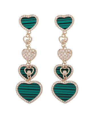 Eyecandy LA Eye Candy La Cz Heart Earrings