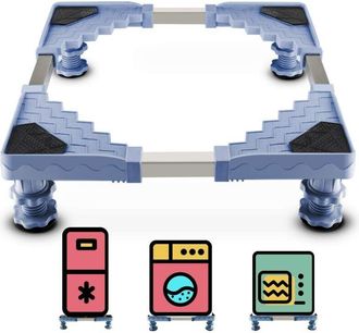 OEM [nunca Usado] Elevador De Lavadora De 50 A 66 Cm Con Efecto De Reducci&oacute;n De Ruido Para Refrigerador, Lavadora Y Secadora. Capacidad De Carga: 300 Kg