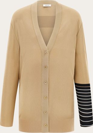 Ferragamo Women Viscose cardigan Beige