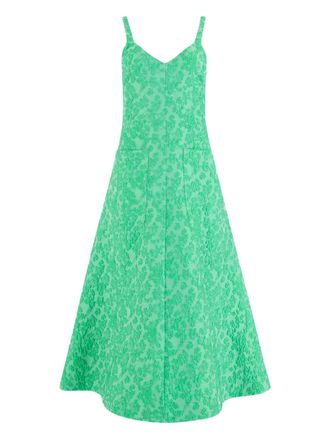Rosie Assoulin Pocktail midi dress - women - Fabric - 12 - Green