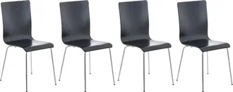 Clp Clp - Set 4 Sedie Visitatore Pepe Nero
