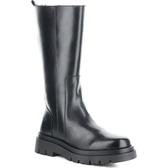 Bos. & Co. Marie Platform Boot in Black Feel/Murta Faux Fur at Nordstrom, Size 9-9.5Us