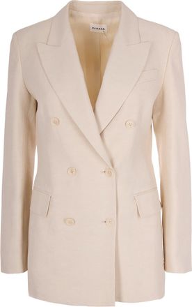 P.A.R.O.S.H. Sand Double-Breasted Blazer