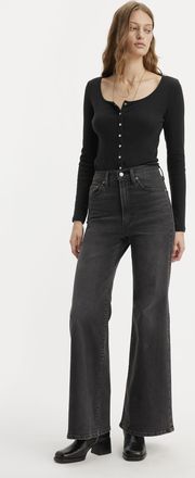 Levi's Ribcage Bell Jeans - Womens - 25X32 - Black
