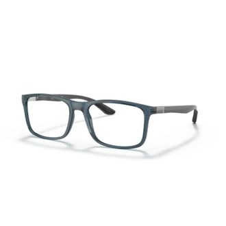 Ray-Ban Rx 8908 Optisch Montuur - unisex - Brillen - Blauw - 55 MM - Nylon - Accessoires