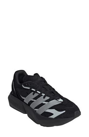 adidas Lightblaze Sneaker in Black/Matte Silver/White at Nordstrom Rack, Size 10.5
