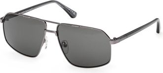 Web Eyewear WE0395 08A Mens Sunglasses Gunmetal Size 60