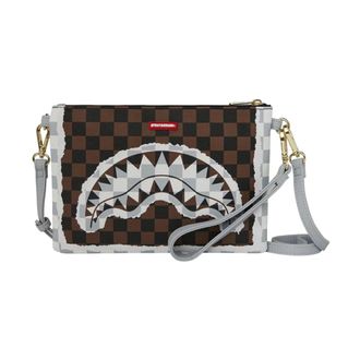 Sprayground Sprayground, Tassen, Heren, Bruin, ONE Size, Cream And Tear Check Crossover