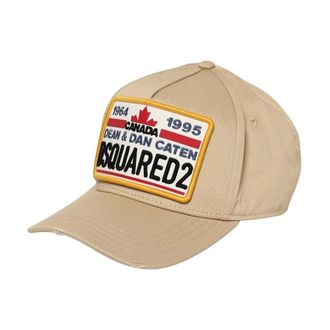 Dsquared2 Caps, male, Beige, Size: ONE SIZE Casual Baseball Cap