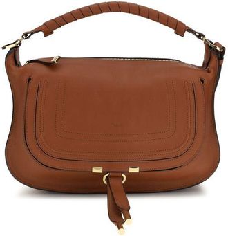 Chlo&eacute; Brown Calf Leather Bos Taurus Shoulder Womens Bag