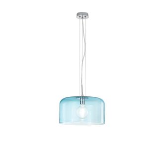 Luce-Ambiente-Design Gibus suspension in Blue Glass 35 cm
