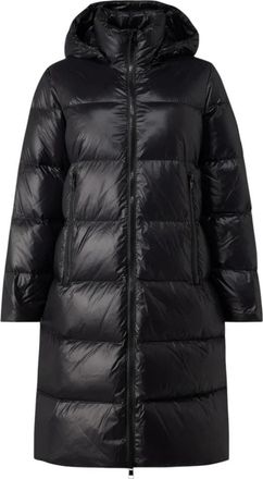 A|X Armani Exchange Lange Gewatteerde Donsjas - Dames - Dons jassen - Zwart - M - Jassen