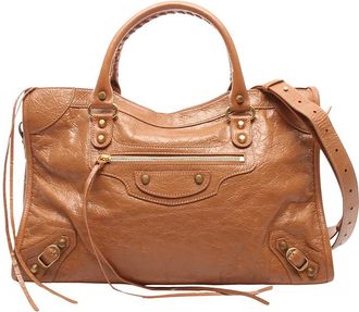 Balenciaga Pre-owned Balenciaga Lambskin Motocross Classic City Satchel Ladies UZ642EIRJQ6M0M8A