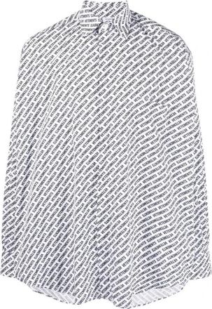 VETEMENTS Witte Casual Shirt voor Mannen - Heren - Casual Overhemden - Wit - S - Overhemden