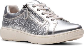 Clarks Caroline Rio Sneaker in Silver Leather at Nordstrom Rack, Size 7.5