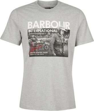 Barbour Heren, Tops, Grijs, Maat: XL Katoen