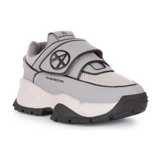 Acupuncture Beefer Microfibre Platforms in Grey | Size: 5