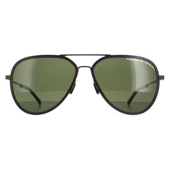 Porsche Design zonnebril P8691 C Bruin bruin gepolariseerd