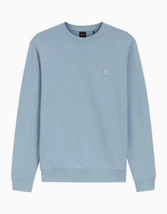 HUGO BOSS Mens Boss New WeStart Crew Sweat - Blue - Size: 38
