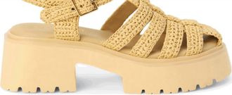 Matisse Footwear Womens Tavi Platform Fisherman Sandals In Natural