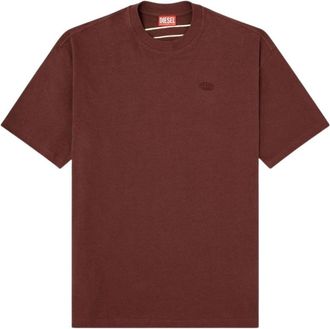 Diesel T-Boggy-Megoval-D T-Shirt - Heren - T-shirts - Bruin - M - Tops