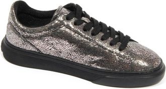 Hogan Casual Sneakers in Loodgrijs - Dames - Sneakers - Grijs - 38 1/2 EU - Leer - Schoenen