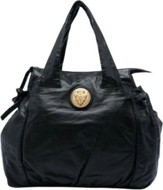 Gucci Pre-owned Hysteria Tote Bag - Dames - Vintage Shopper - Zwart - ONE Size - Leer - Vintage