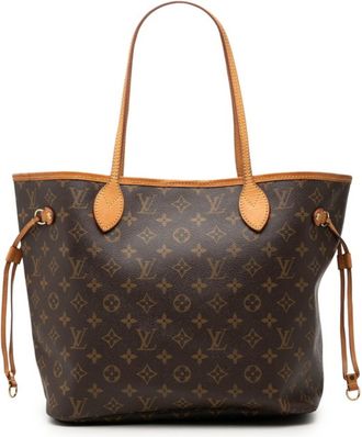 Louis Vuitton Brown Pvc Leather Shoulder Bag Tote Bag (Pre-Owned)