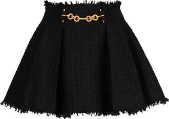 Balmain Minigonna pliss&eacute; - Nero