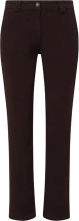 Liu Jo M.w. Cigarette Cropped - Dames - Vrijetijds broeken - Bruin - W25 - Katoen - Broeken