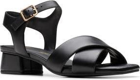 Clarks Serina 35 Cross Sandal in Black at Nordstrom Rack, Size 6.5