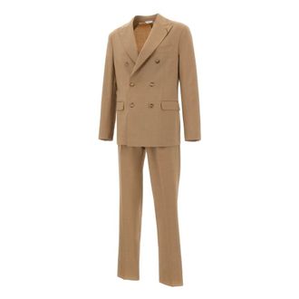 Boglioli Double Breasted Suits, male, Beige, Size: 2XL Boglioli Dresses Beige