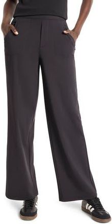 Nic+Zoe 31-Inch Wide Leg Active Pants in Black Onyx at Nordstrom Rack, Size X-Large