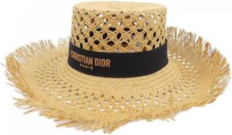 Dior Pre-owned Hoed - Heren - Vintage Accessoires - Beige - ONE Size - Vintage