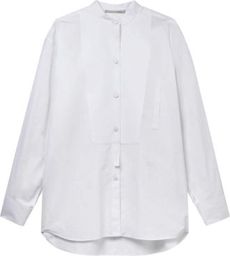 Stella McCartney White Cotton Plastron Shirt