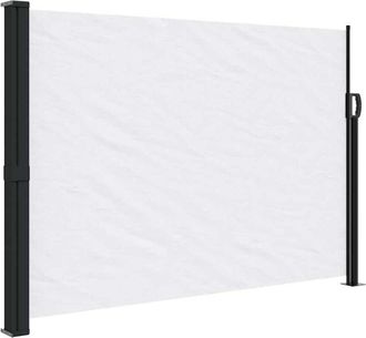 vidaXL Toldo Lateral Retr&aacute;ctil Blanco 140x300 Cm Vidaxl