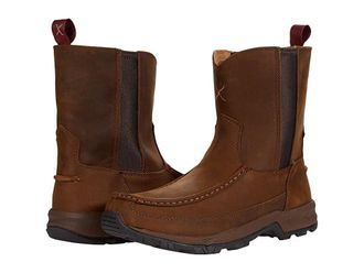 Twisted X Boots MHKB003 Mens Shoes Distressed Saddle/Saddle : 10.5 M, Leather