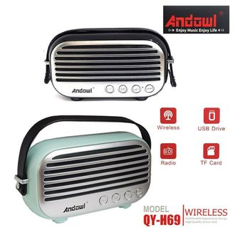 Trade Shop Trade Shop - Cassa Speaker Wireless Portatile Ricaricabile Micro Sd Usb Bluetooth Radio Fm