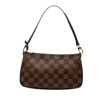 Louis Vuitton Pre-owned Shoulder Bags, female, Brown, Size: ONE SIZE Pre-owned Navona Shoulder Bag