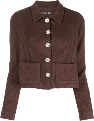 Siedres Light Jassen - Dames - Vesten - Bruin - XS - Truien & Vesten