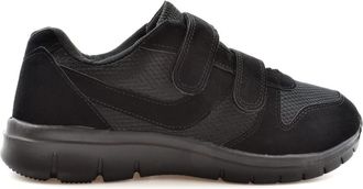 Generic Mens Wide Fit Trainers Mens Wide Fit Shoes Jonathan Touch Fastening Lightweight Trainers Black (E Fitting) 10 UK