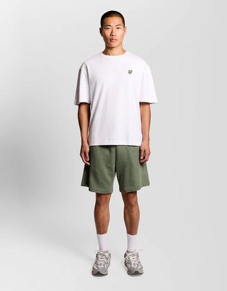 Lyle & Scott Lyle And Scott Mens Cotton Marl Sweat Shorts - Tan - Size: 33/32/32