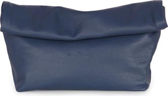 Cortana Delhi Clutch - Dames - Clutches - Blauw - ONE Size - Leer - Tassen