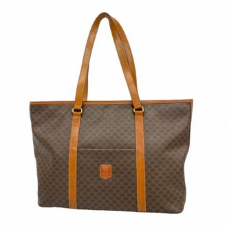 Celine Brown Pvc Tote Bag (Pre-Owned)